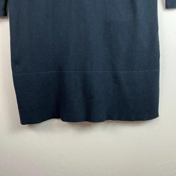 J. Jill V-neck Button Front Cardigan Duster Womens‎ S Navy Blue Long Sleeve - Picture 5 of 11